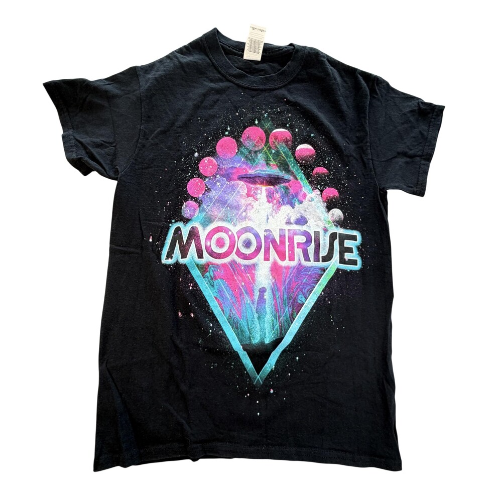 Moonrise Festival Shirt Mens Small Black 2019 Lineup Baltimore MD Graphic Tee